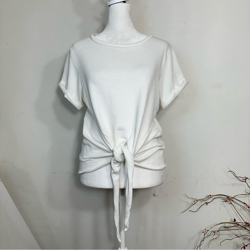 Alta terrycloth tie up top